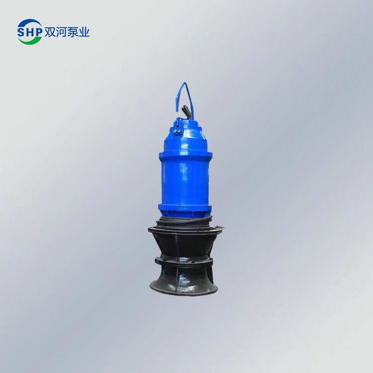 QZB潜水轴流泵 大功率大流量铸铁防汛水利水泵 井筒式安装