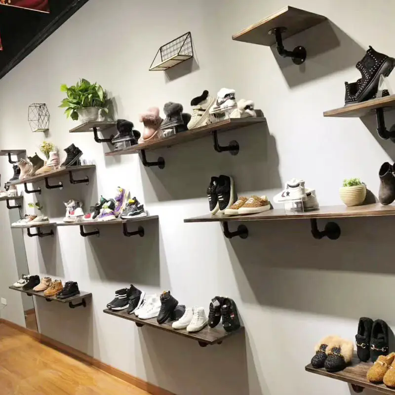 女装店搁物柜服装店橱窗架流水台鞋架包包架帽子架鞋帽展示架