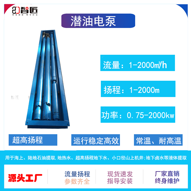 智匠 潜油电泵 售后无忧 欢迎咨询