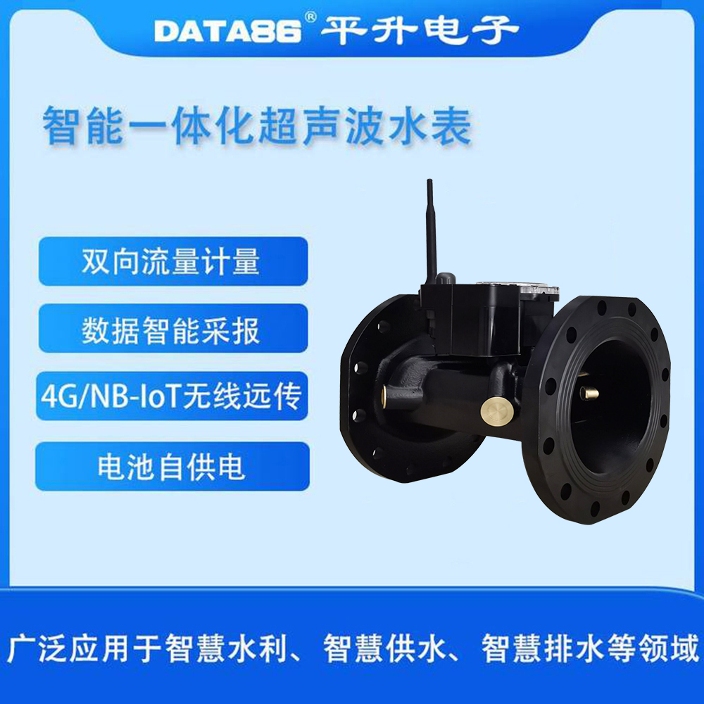 智能一体化超声波水表 电池自供电无线远传水表 大口径双声道智能水表