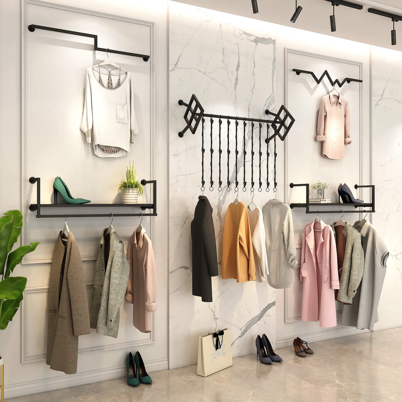 婴童服装展示架 婴童用品货架定制 母婴展架生产厂家