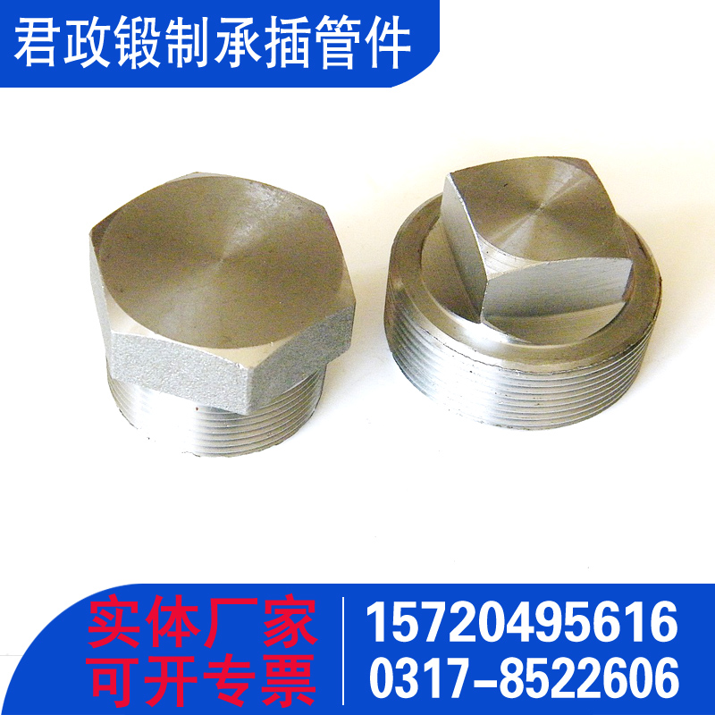 不锈钢方形丝堵 圆形堵头 六角丝堵 六角堵头 国标GB/T14383