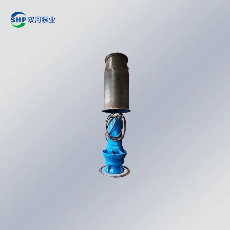 QZB潜水轴流泵 大功率大流量铸铁防汛水利水泵 井筒式安装