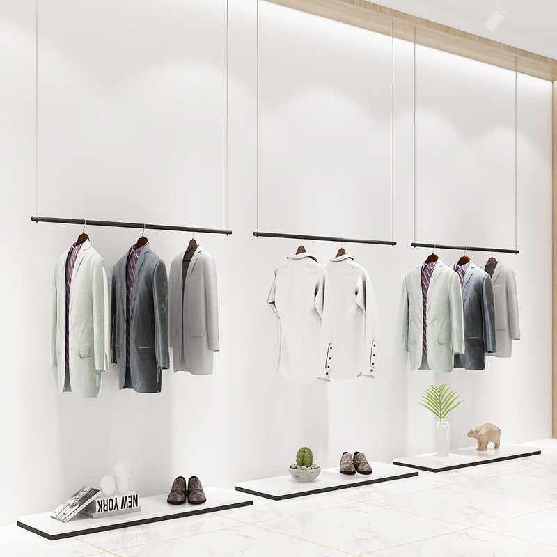 商用 女装展示柜货架定制服装 多功能展示架定做 服装展示架