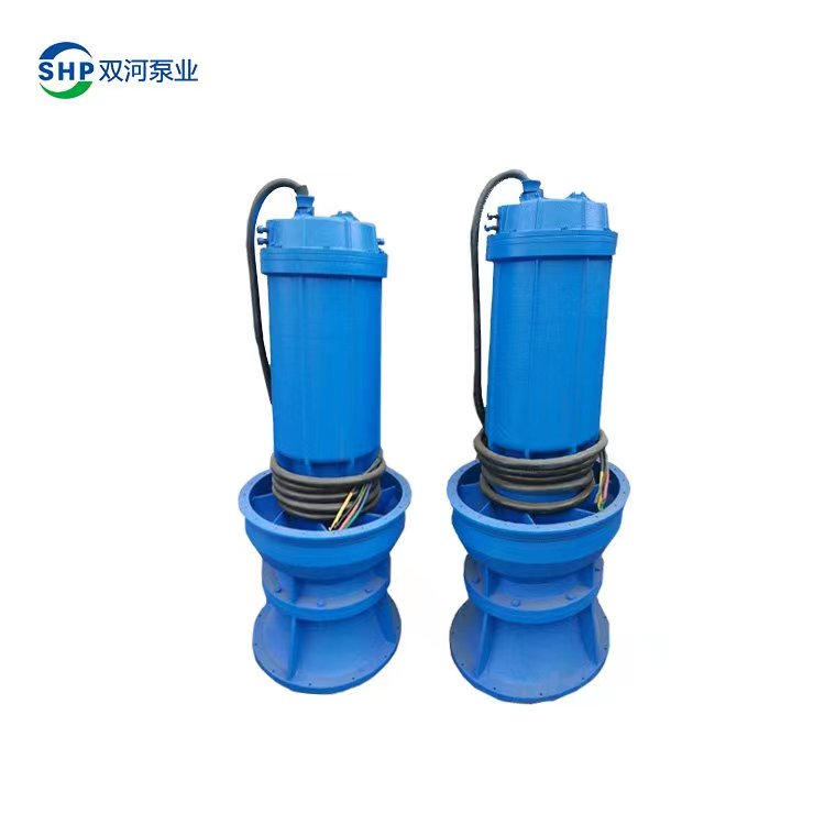 潜水混流泵 井筒式 大流量低扬程 排涝抗旱水泵 大型泵站排水用