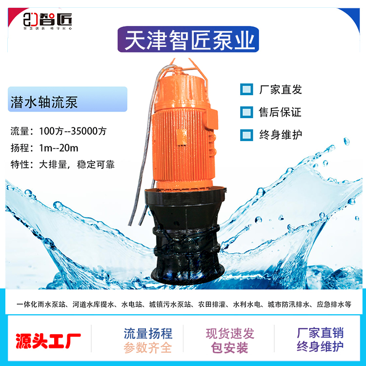 智匠 潜水轴流泵 售后无忧 欢迎咨询