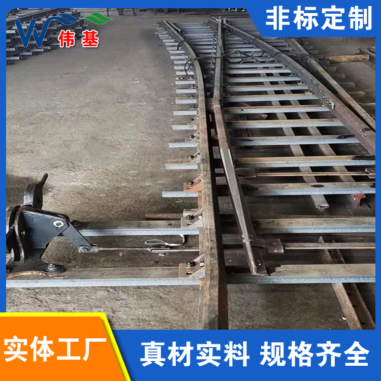 矿用道岔 加厚材料 伟基铁路供应