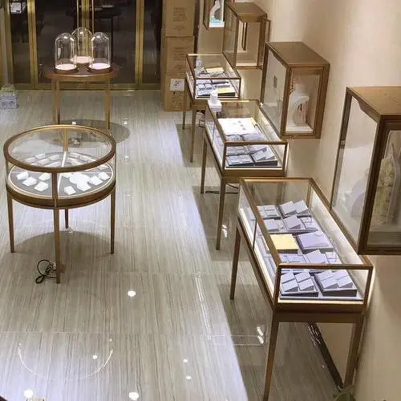 订制360度珠宝贵金属博物馆展览展示全息投影展示柜厂家
