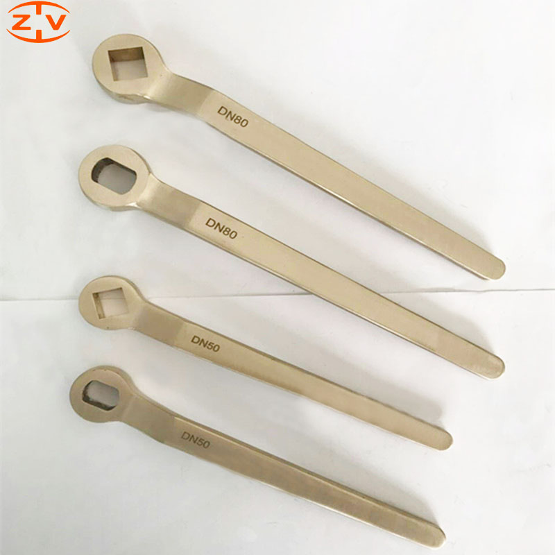 志卫防爆阀门扳手方孔 扁孔球阀扳手DN25 DN50 DN65 DN100 DN125