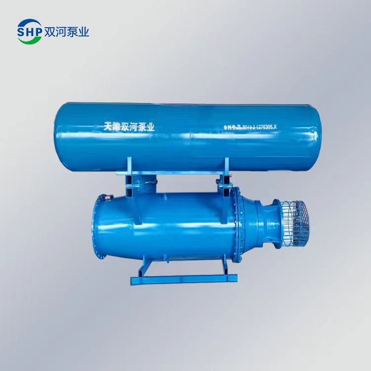 浮筒式潜水泵 河道水塘漂浮式水泵 大流量取水 无轴向力