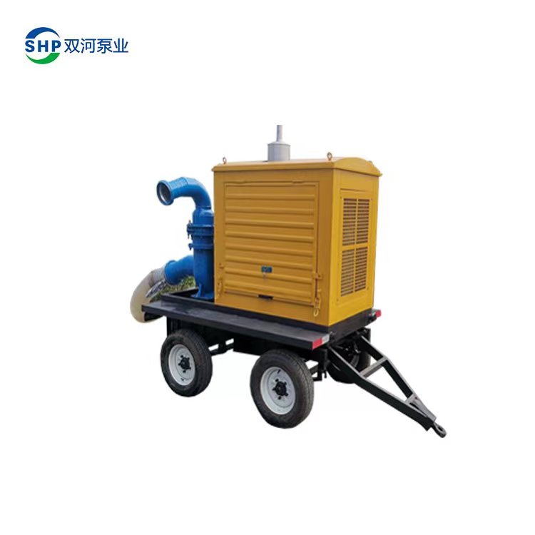 自吸式 大流量 高扬程排水抢险车 移动柴油防汛泵车