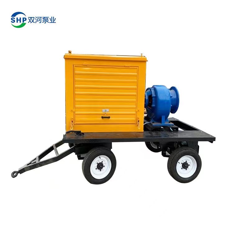 自吸式 大流量 高扬程排水抢险车 移动柴油防汛泵车