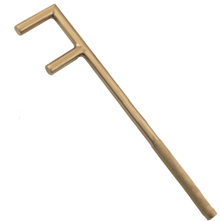 志卫防爆F扳手两爪阀门扳手铝青铜无火花工具200mm-1200mm