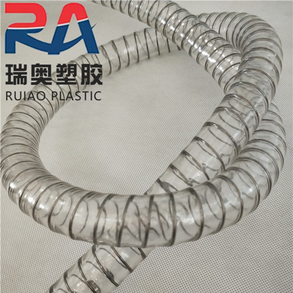 瑞奥 定制液体输送pu平滑管 食品级钢丝平滑管 耐酸碱耐压白酒输送软管