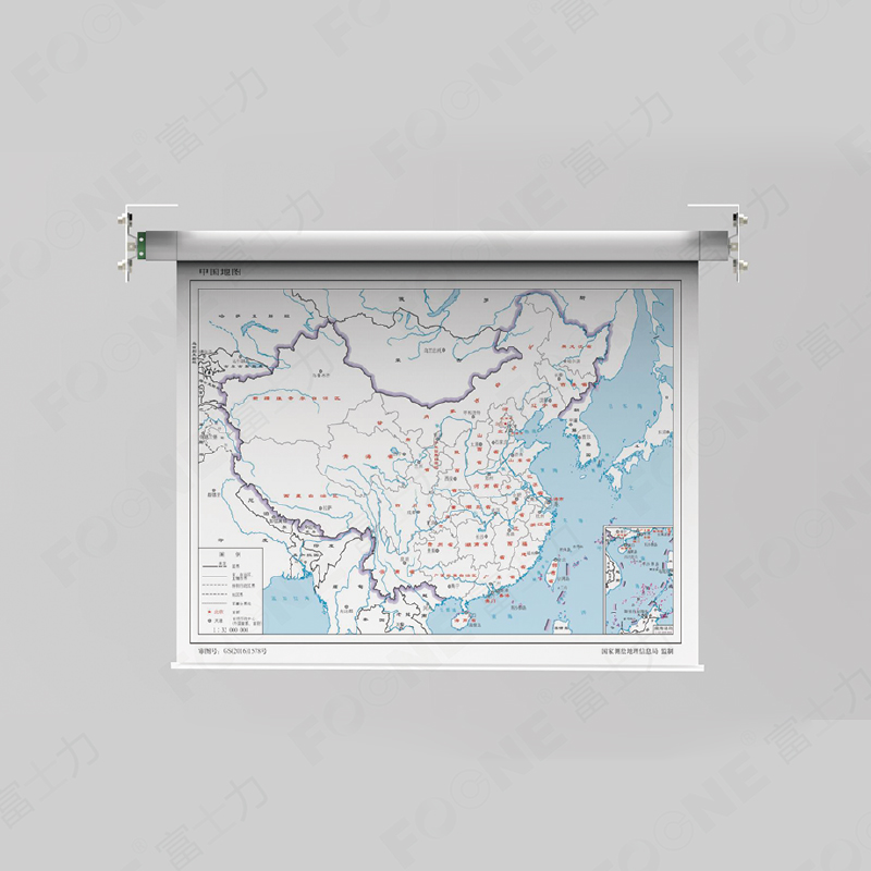 智能化周边隐藏配套-电动地图升降