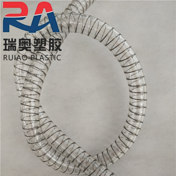供应液体输送pu平滑管 食品级钢丝平滑管 食用油输送软管 瑞奥源头定制