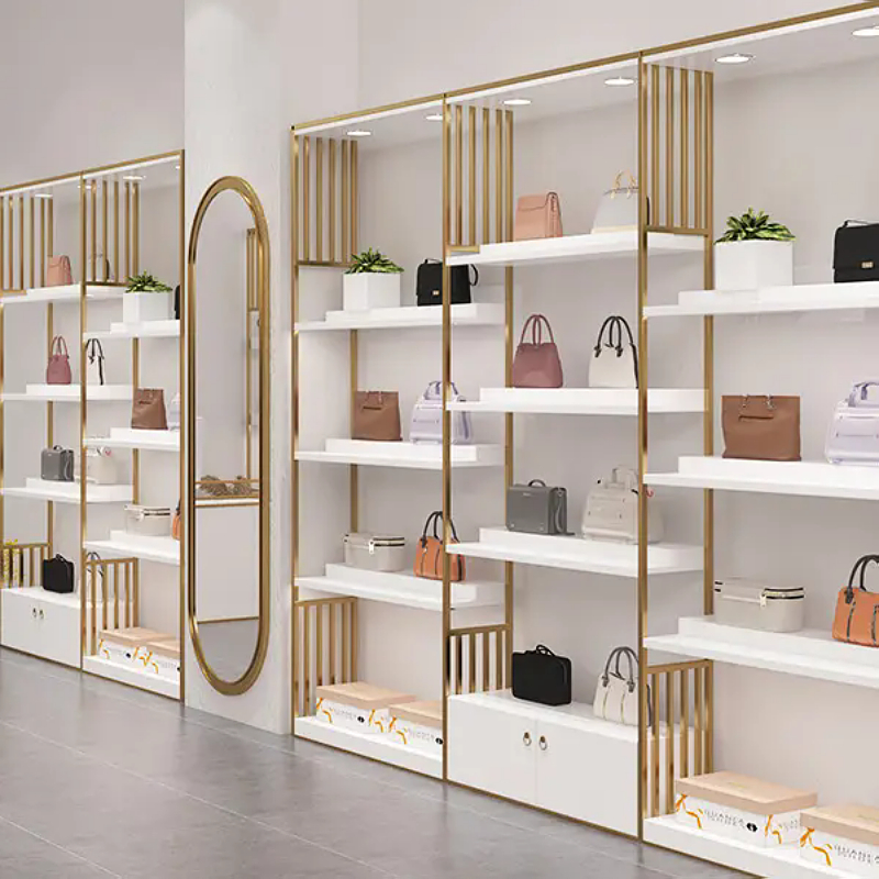 现代简约博古架 实木物品展示架 展示隔断柜 款式新 按需定制