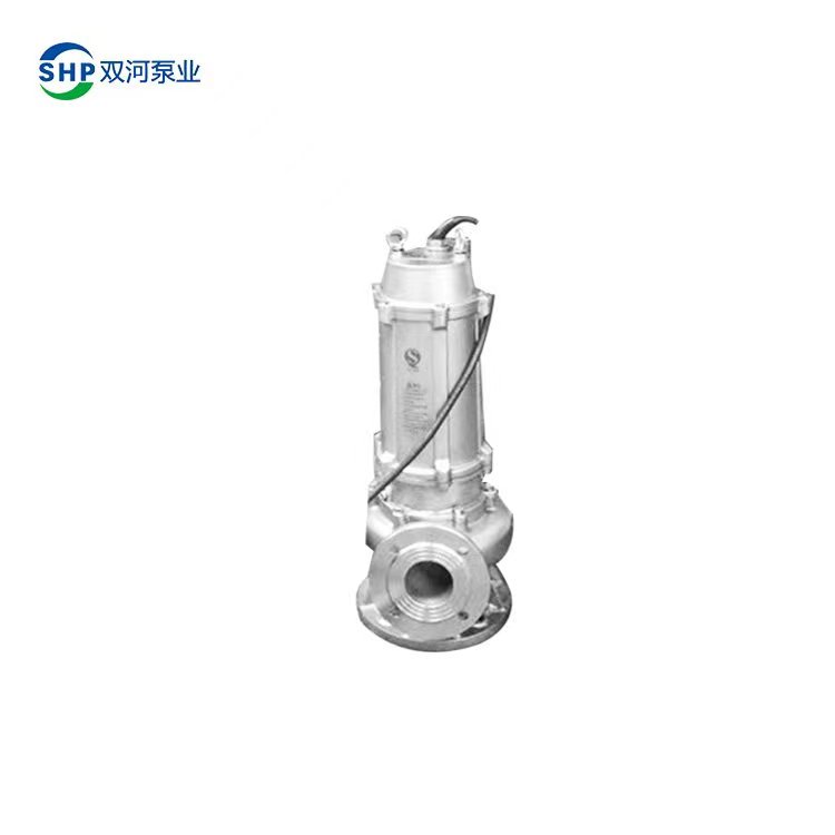 不锈钢污水泵 耐酸碱工业潜水泵 304耐腐蚀排污泵 无堵塞