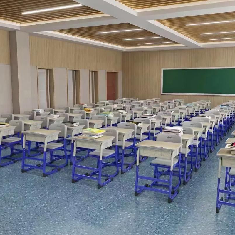 宝绿色学生课桌椅学校培训班定制厂家批发 相汇家具