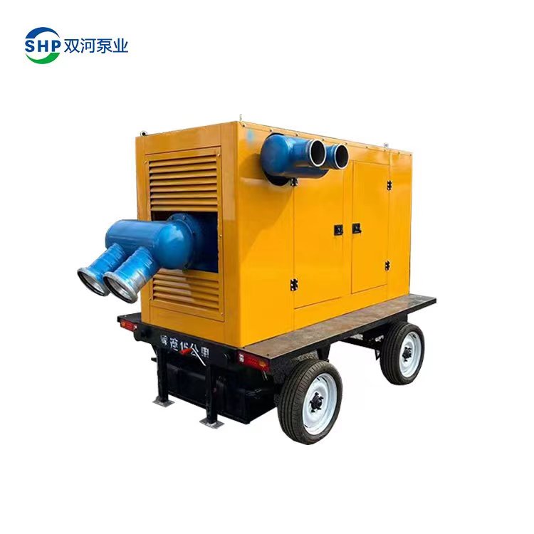 自吸式 大流量 高扬程排水抢险车 移动柴油防汛泵车