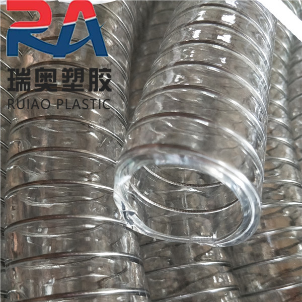 液体输送pu平滑管 304钢丝食品级软管 瑞奥源头生产厂家