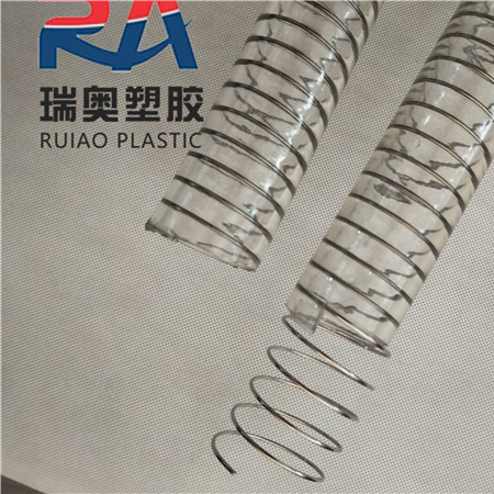 食品级钢丝平滑管 液体输送pu平滑管 耐温 耐压 耐腐蚀透明塑料水管