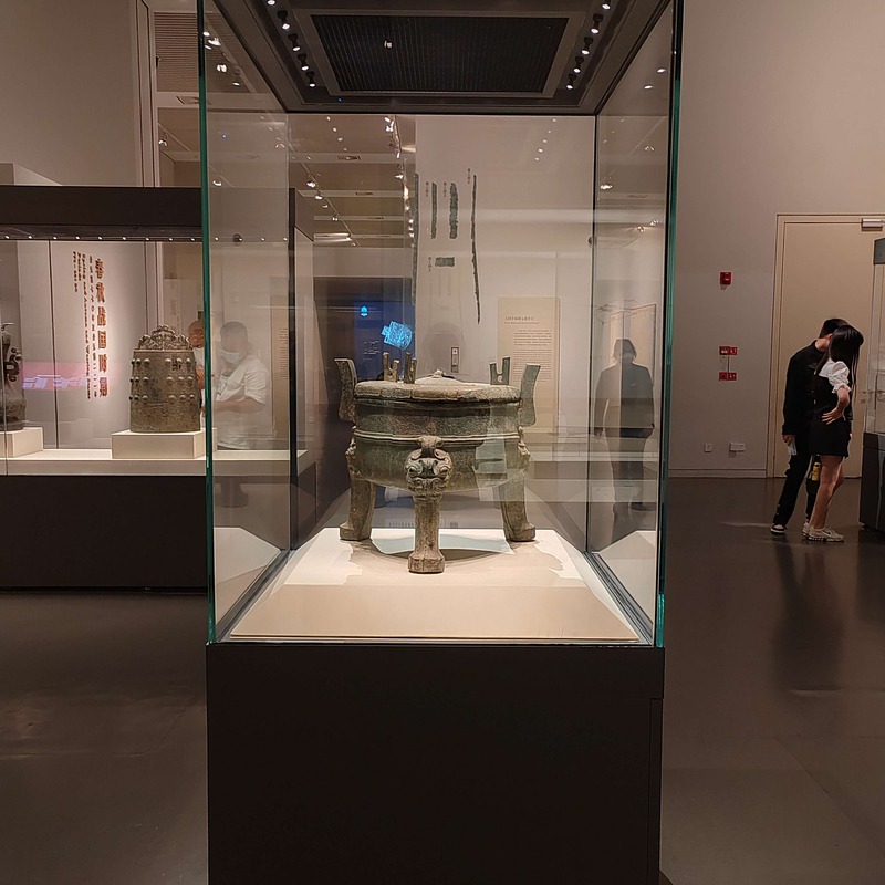 博物馆展示柜展示柜 金属轻奢装饰置物柜焊接内嵌式珠宝柜